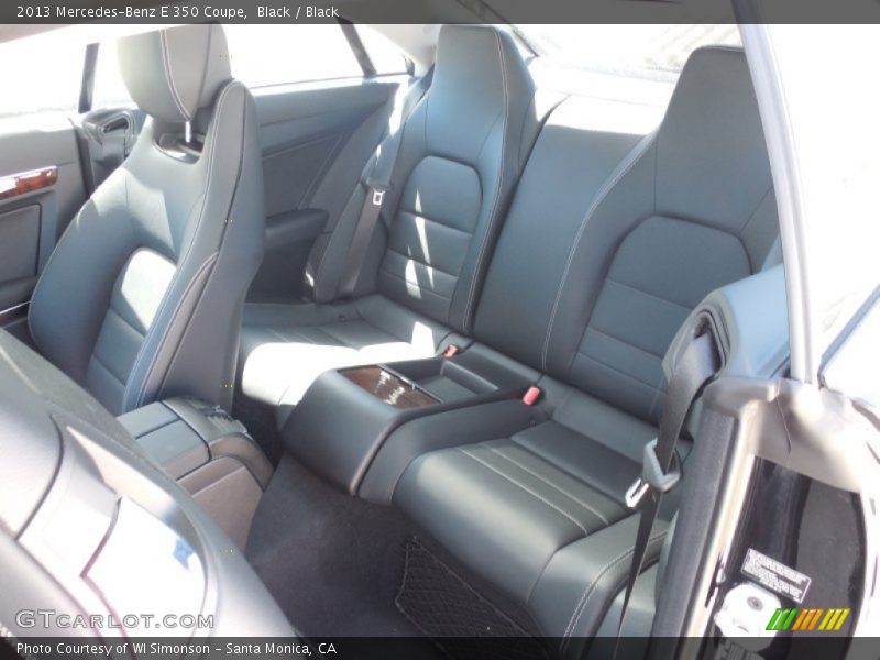 Black / Black 2013 Mercedes-Benz E 350 Coupe