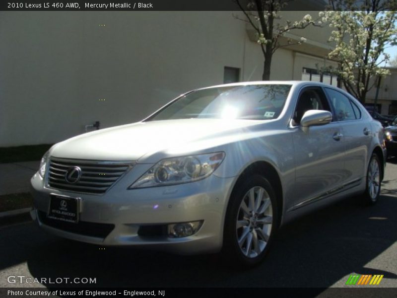 Mercury Metallic / Black 2010 Lexus LS 460 AWD