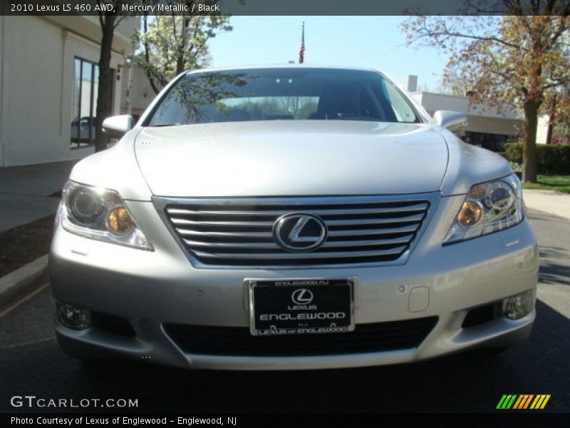 Mercury Metallic / Black 2010 Lexus LS 460 AWD
