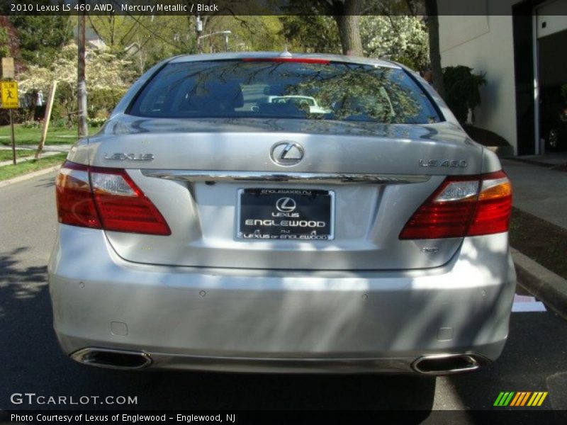 Mercury Metallic / Black 2010 Lexus LS 460 AWD