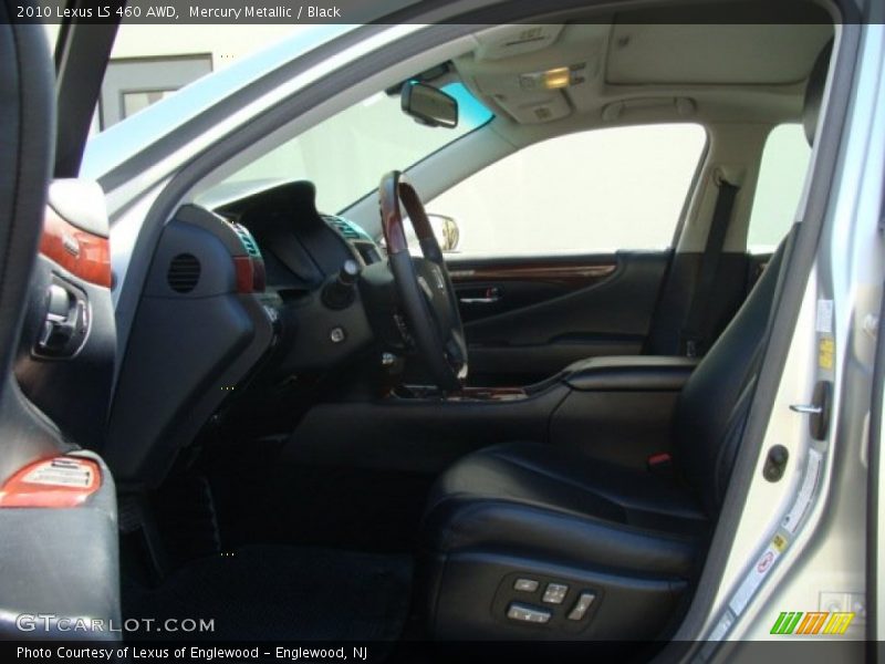 Mercury Metallic / Black 2010 Lexus LS 460 AWD