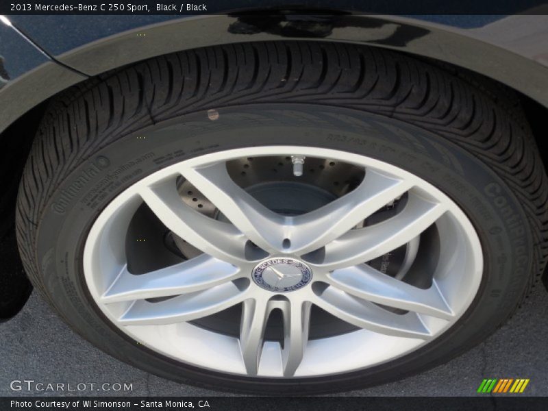 Black / Black 2013 Mercedes-Benz C 250 Sport
