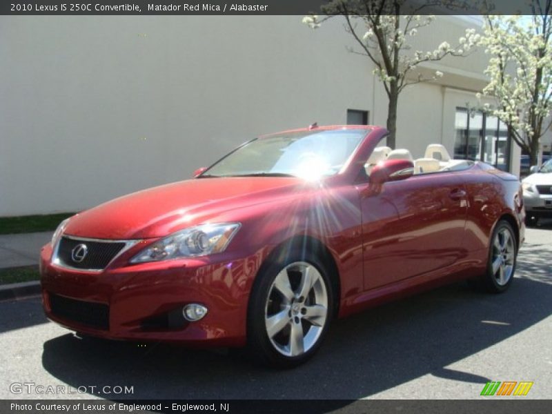 Matador Red Mica / Alabaster 2010 Lexus IS 250C Convertible