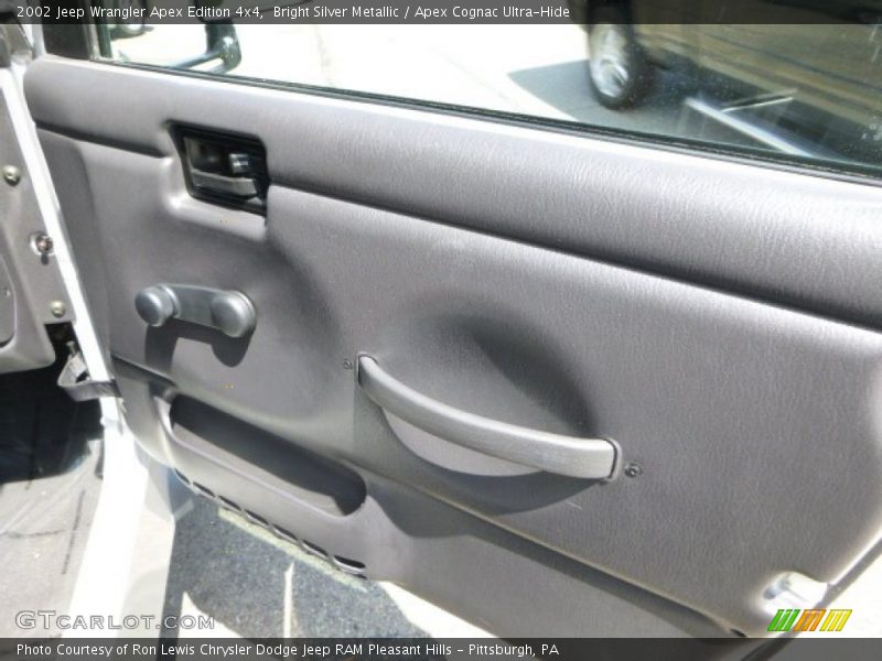 Bright Silver Metallic / Apex Cognac Ultra-Hide 2002 Jeep Wrangler Apex Edition 4x4
