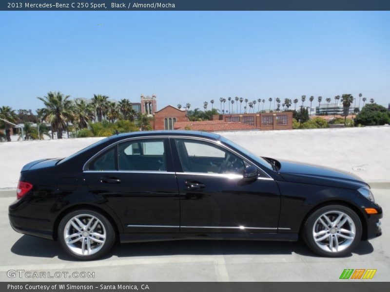 Black / Almond/Mocha 2013 Mercedes-Benz C 250 Sport