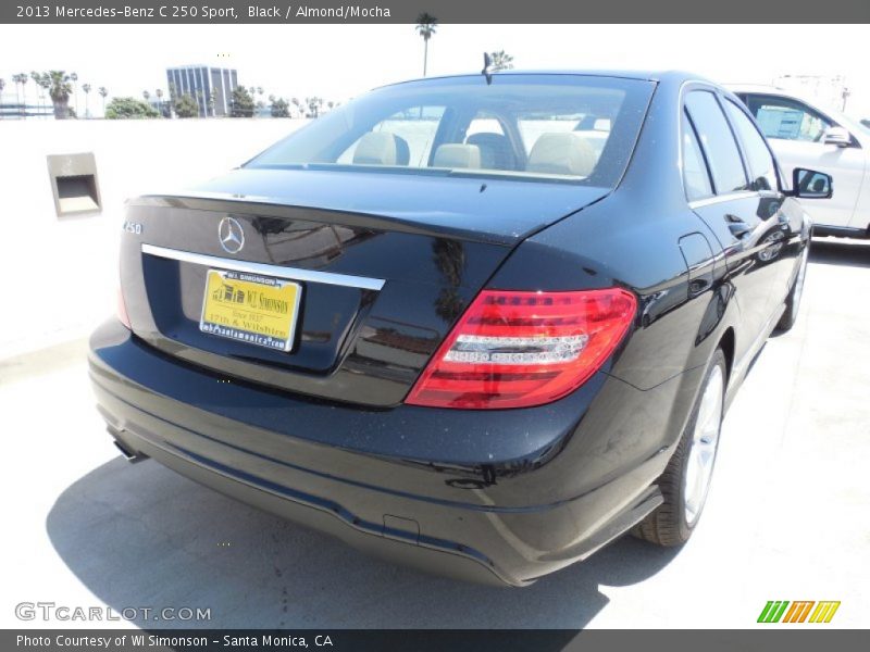 Black / Almond/Mocha 2013 Mercedes-Benz C 250 Sport