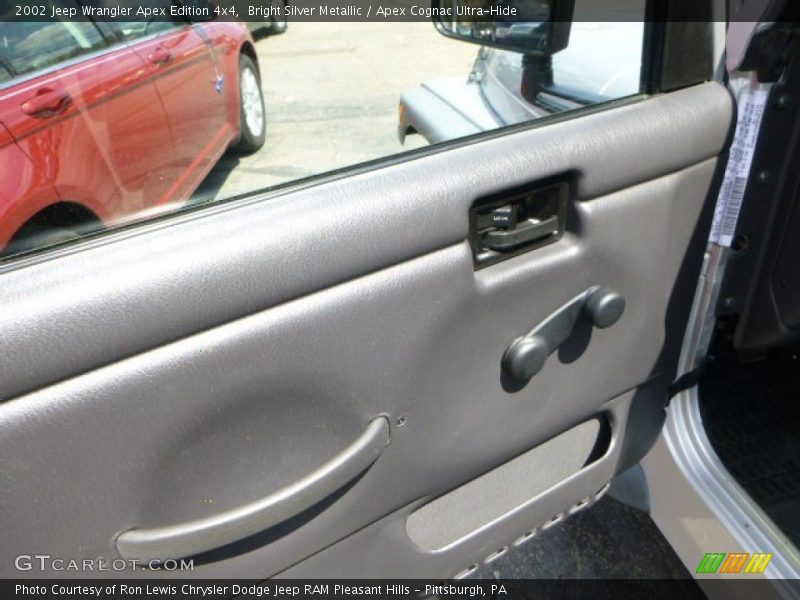 Bright Silver Metallic / Apex Cognac Ultra-Hide 2002 Jeep Wrangler Apex Edition 4x4