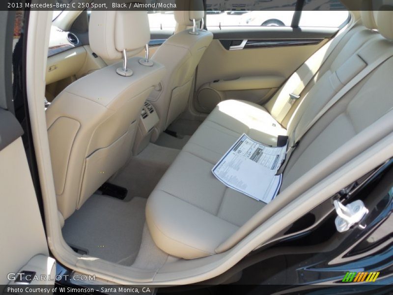 Black / Almond/Mocha 2013 Mercedes-Benz C 250 Sport