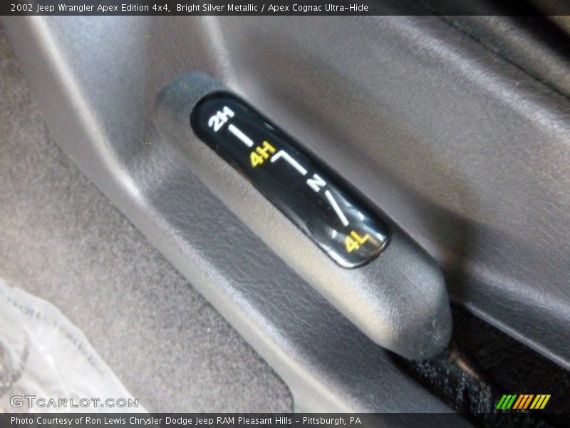 Bright Silver Metallic / Apex Cognac Ultra-Hide 2002 Jeep Wrangler Apex Edition 4x4