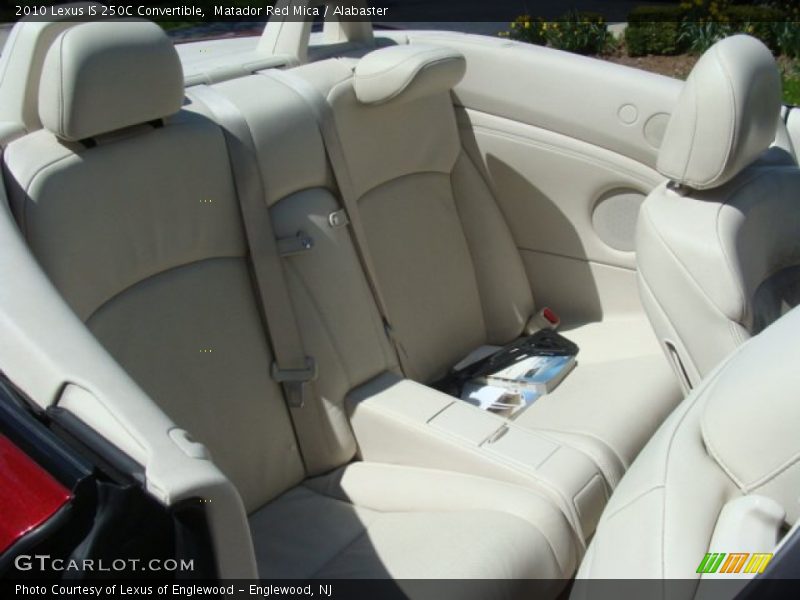 Rear Seat of 2010 IS 250C Convertible