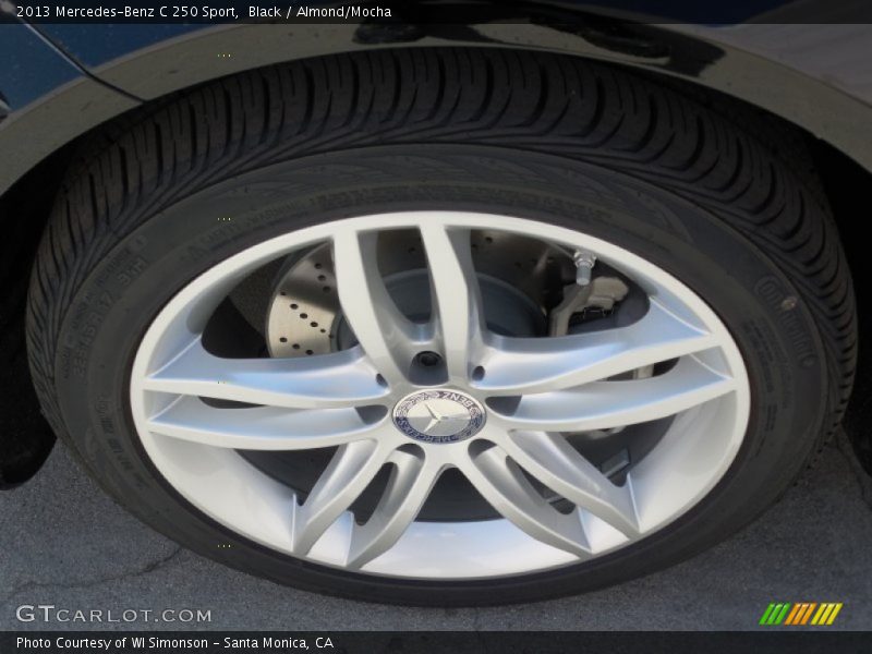 Black / Almond/Mocha 2013 Mercedes-Benz C 250 Sport