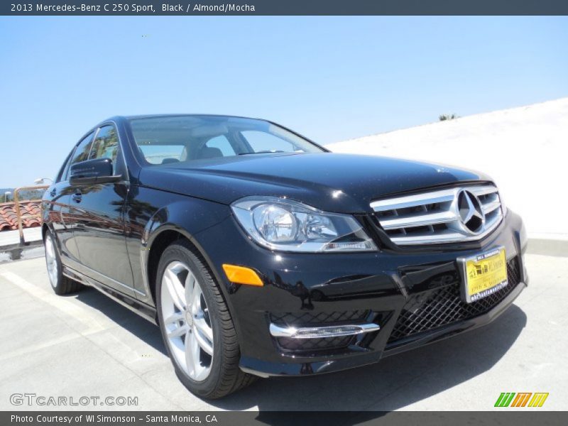 Black / Almond/Mocha 2013 Mercedes-Benz C 250 Sport