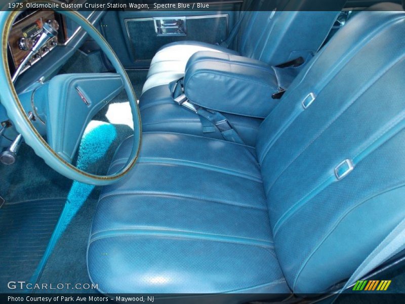  1975 Custom Cruiser Station Wagon Blue Interior