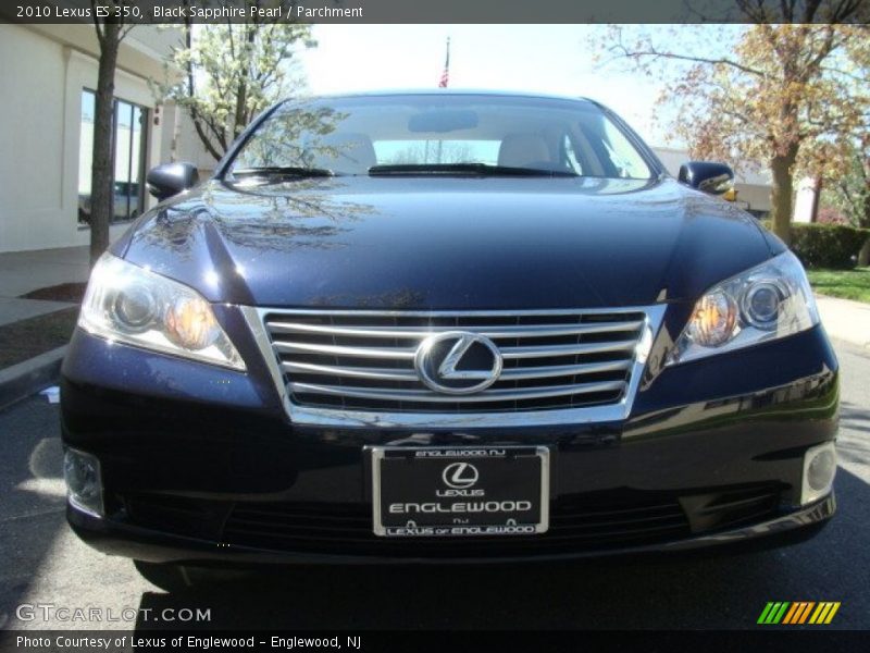 Black Sapphire Pearl / Parchment 2010 Lexus ES 350