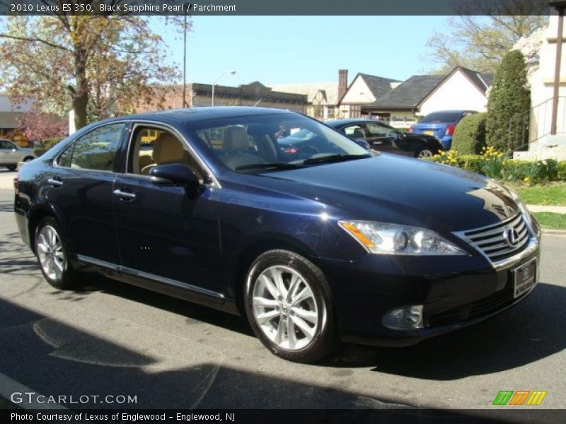 Black Sapphire Pearl / Parchment 2010 Lexus ES 350