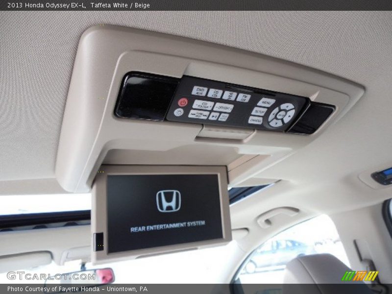 Entertainment System of 2013 Odyssey EX-L