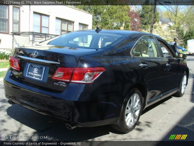 Black Sapphire Pearl / Parchment 2010 Lexus ES 350