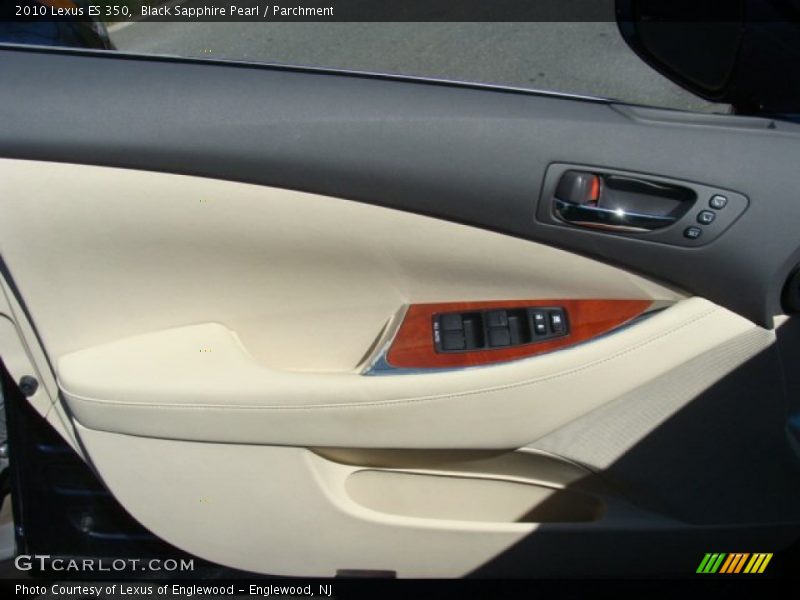 Black Sapphire Pearl / Parchment 2010 Lexus ES 350