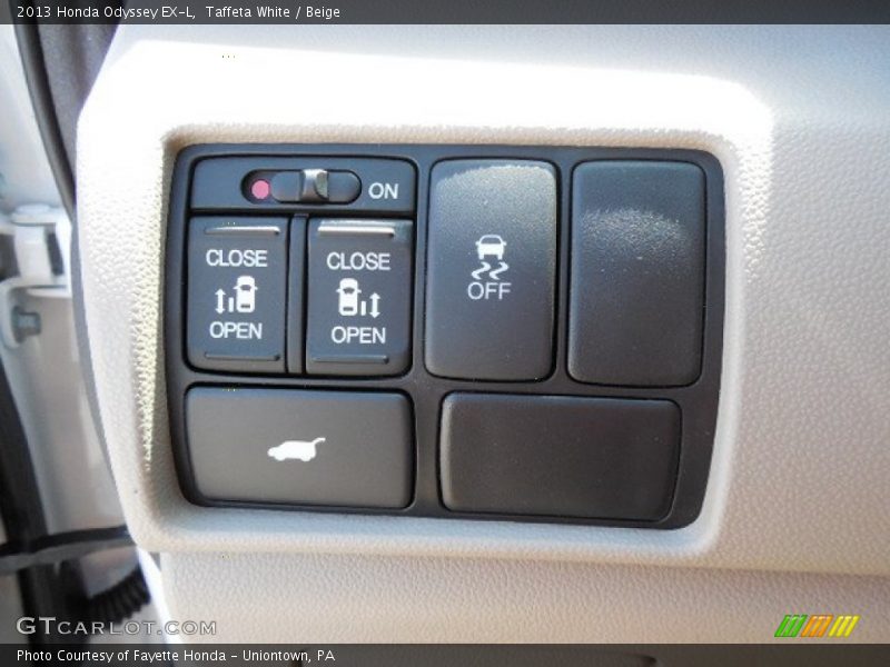 Taffeta White / Beige 2013 Honda Odyssey EX-L