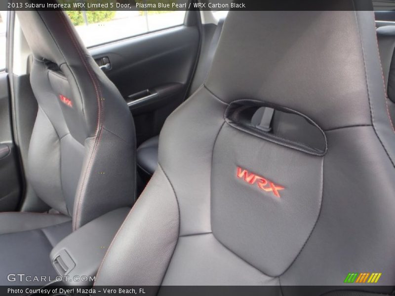 Front Seat of 2013 Impreza WRX Limited 5 Door