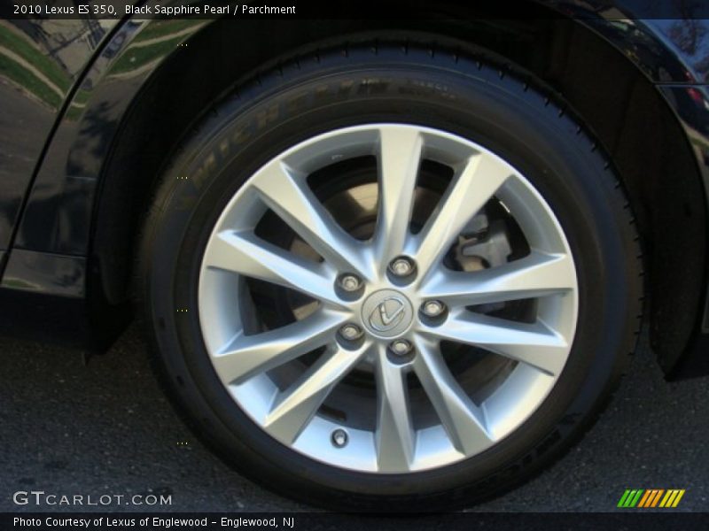 Black Sapphire Pearl / Parchment 2010 Lexus ES 350