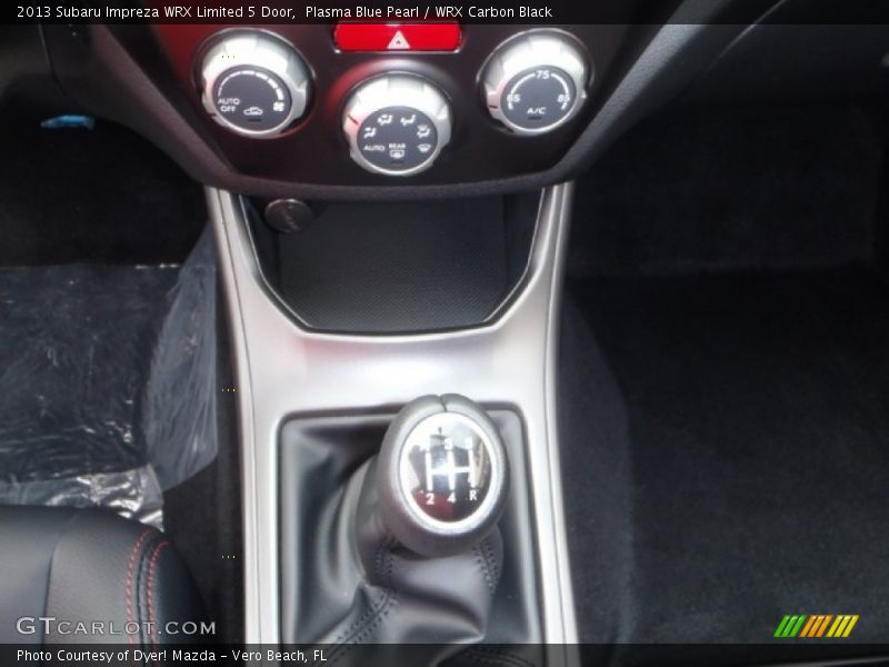 Plasma Blue Pearl / WRX Carbon Black 2013 Subaru Impreza WRX Limited 5 Door