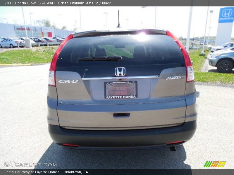 Urban Titanium Metallic / Black 2013 Honda CR-V EX-L AWD