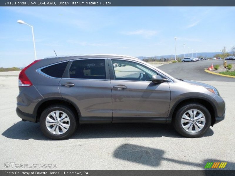 Urban Titanium Metallic / Black 2013 Honda CR-V EX-L AWD