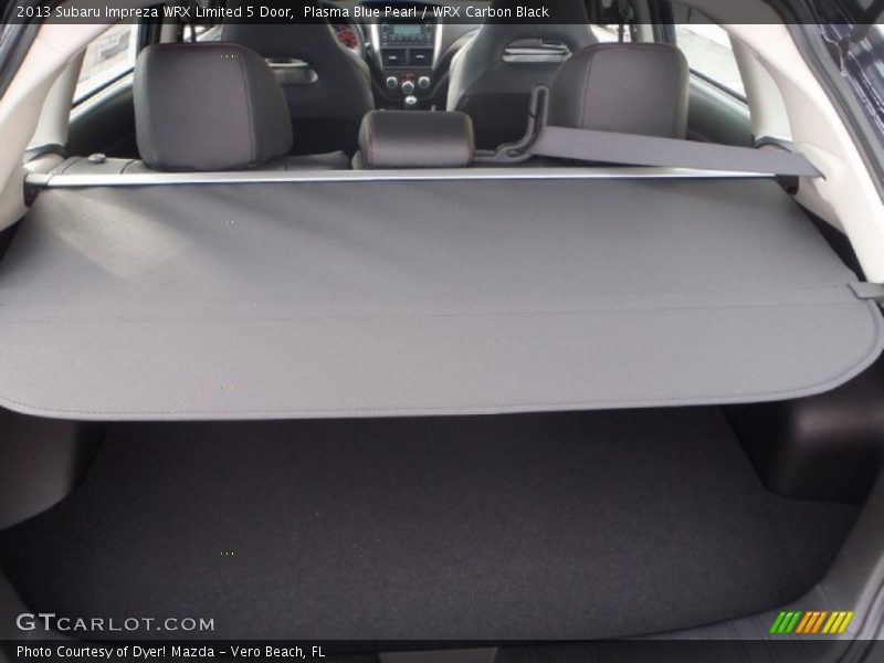 Plasma Blue Pearl / WRX Carbon Black 2013 Subaru Impreza WRX Limited 5 Door