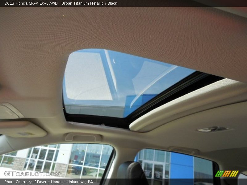 Urban Titanium Metallic / Black 2013 Honda CR-V EX-L AWD