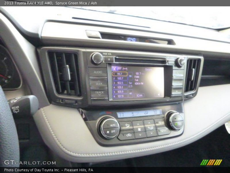 Spruce Green Mica / Ash 2013 Toyota RAV4 XLE AWD