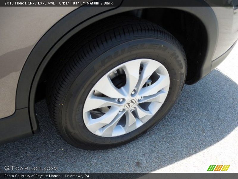 Urban Titanium Metallic / Black 2013 Honda CR-V EX-L AWD