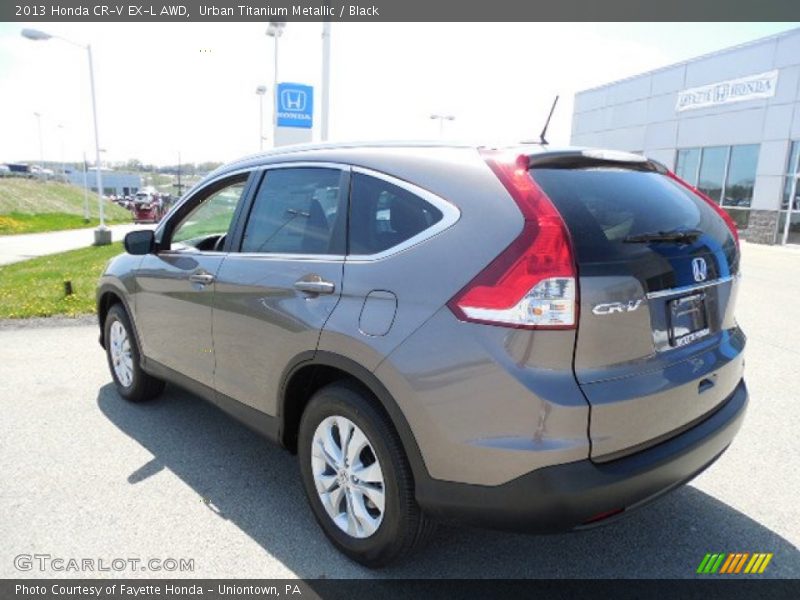 Urban Titanium Metallic / Black 2013 Honda CR-V EX-L AWD