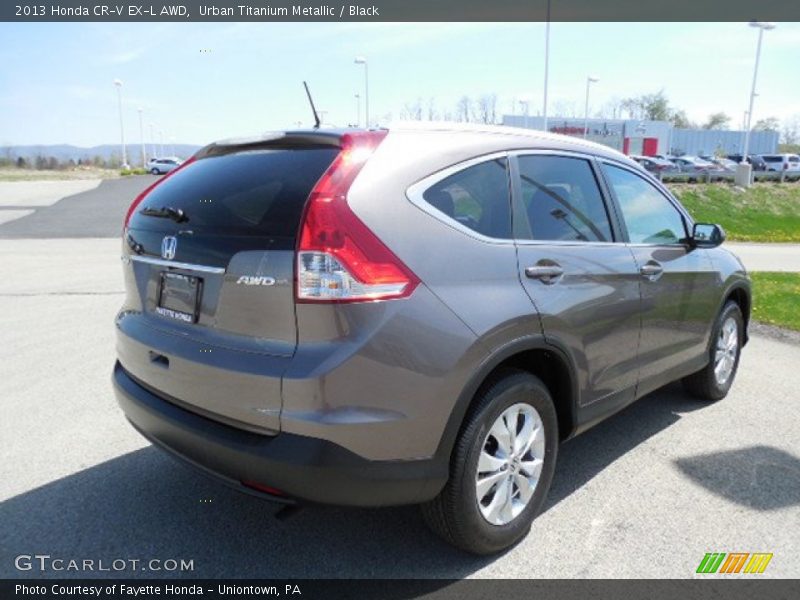 Urban Titanium Metallic / Black 2013 Honda CR-V EX-L AWD