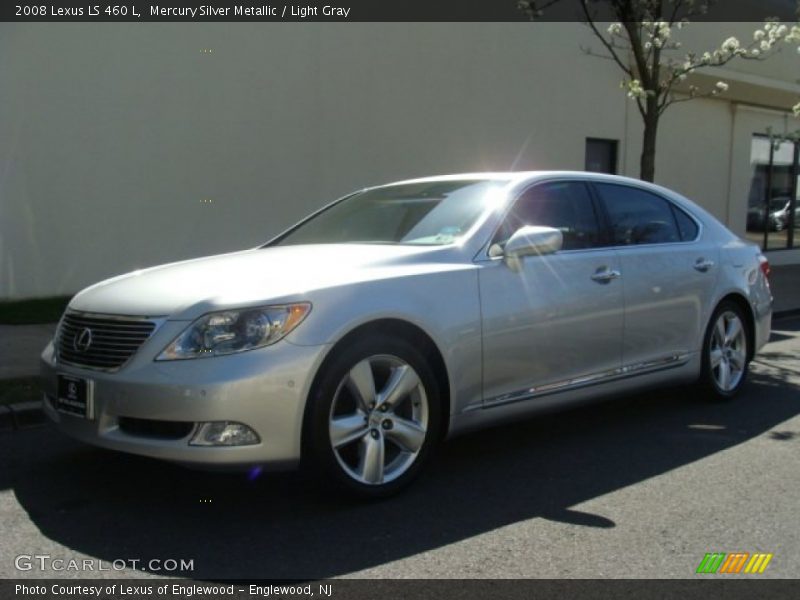 Mercury Silver Metallic / Light Gray 2008 Lexus LS 460 L