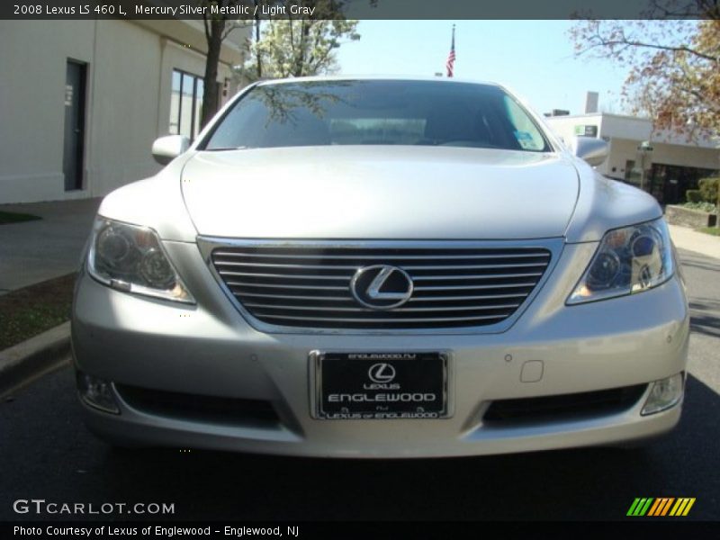 Mercury Silver Metallic / Light Gray 2008 Lexus LS 460 L