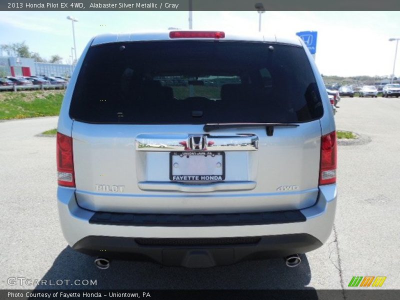 Alabaster Silver Metallic / Gray 2013 Honda Pilot EX 4WD