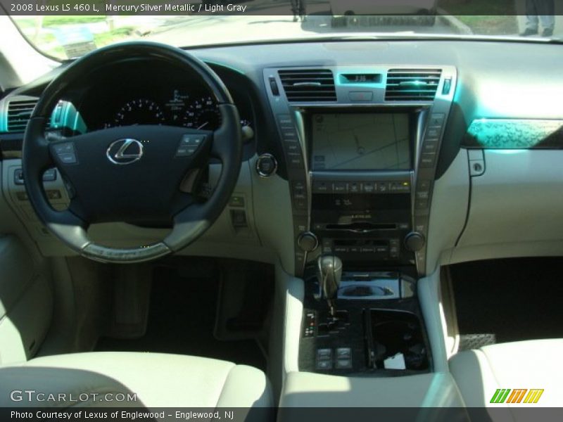 Mercury Silver Metallic / Light Gray 2008 Lexus LS 460 L