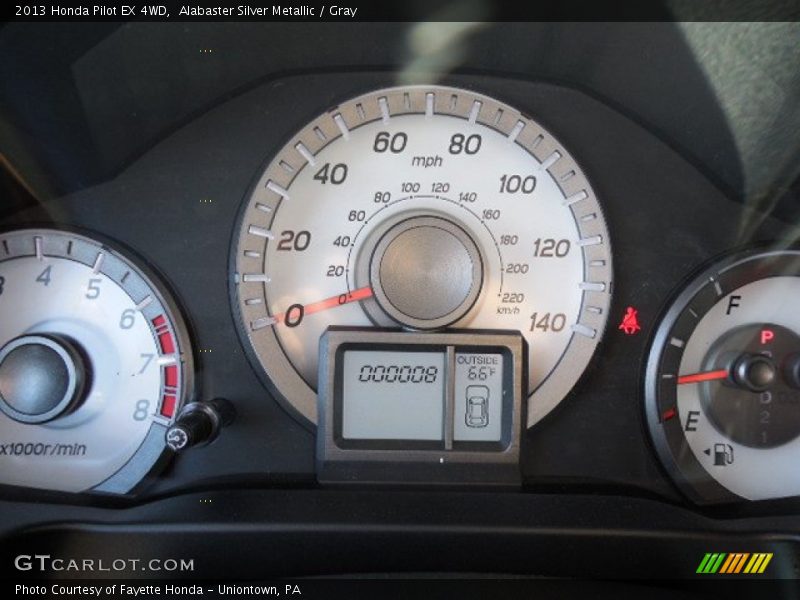  2013 Pilot EX 4WD EX 4WD Gauges