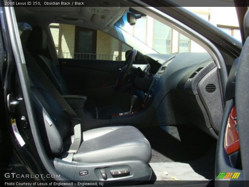 Obsidian Black / Black 2008 Lexus ES 350