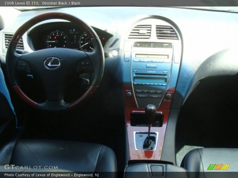 Obsidian Black / Black 2008 Lexus ES 350