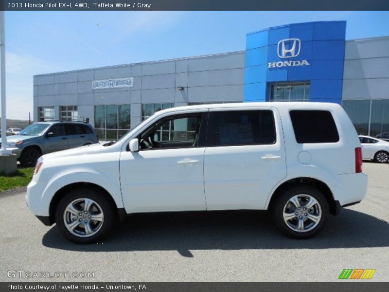 Taffeta White / Gray 2013 Honda Pilot EX-L 4WD