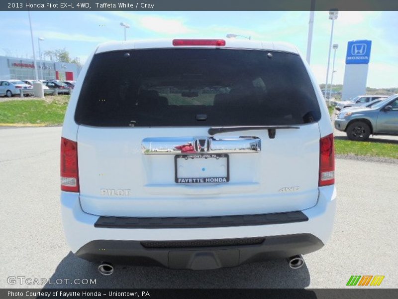 Taffeta White / Gray 2013 Honda Pilot EX-L 4WD