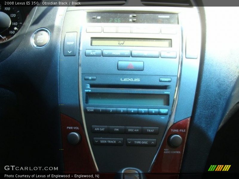 Obsidian Black / Black 2008 Lexus ES 350