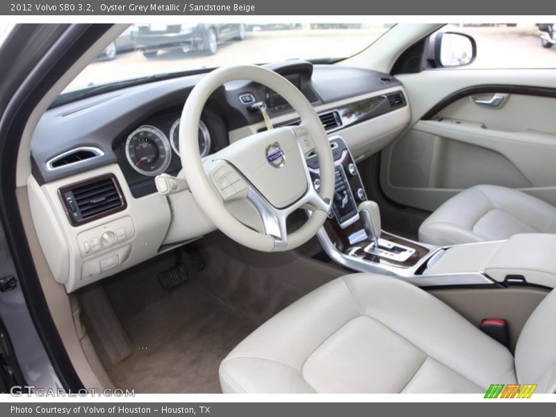 Oyster Grey Metallic / Sandstone Beige 2012 Volvo S80 3.2