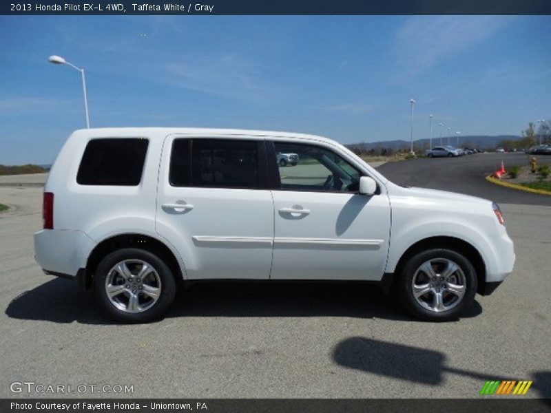 Taffeta White / Gray 2013 Honda Pilot EX-L 4WD