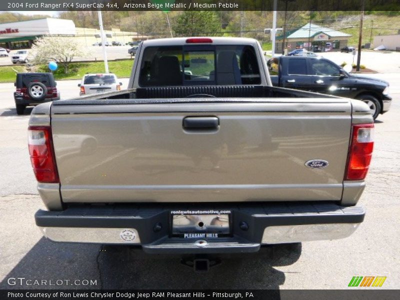 Arizona Beige Metallic / Medium Pebble 2004 Ford Ranger FX4 SuperCab 4x4
