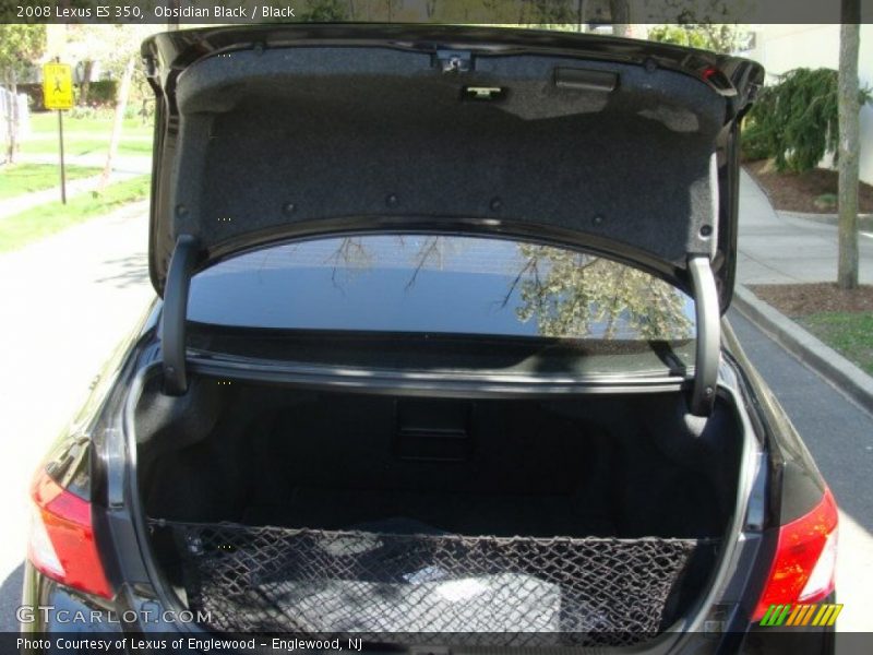 Obsidian Black / Black 2008 Lexus ES 350