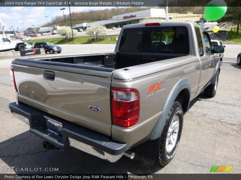 Arizona Beige Metallic / Medium Pebble 2004 Ford Ranger FX4 SuperCab 4x4