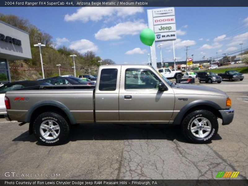 Arizona Beige Metallic / Medium Pebble 2004 Ford Ranger FX4 SuperCab 4x4
